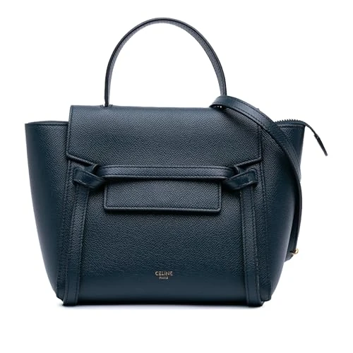Celine Pre-Loved Pico Grained Calfskin Belt Bag Satchel