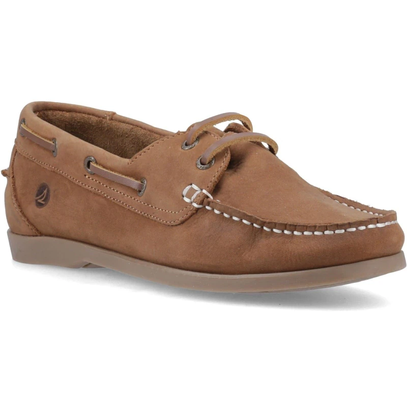 Sperry Womens Balboa 2 Eye Boat Summer Shoes, Tan, 8