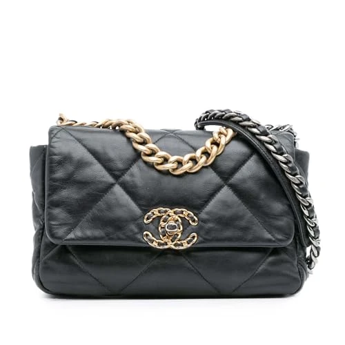 Chanel Pre-Loved Medium Lambskin 19 Flap Handbag