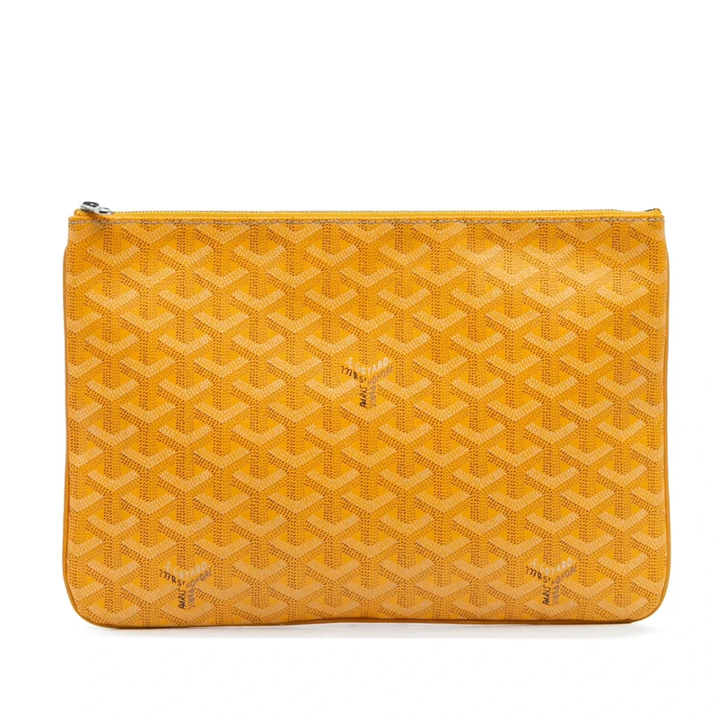 Pre-Loved Goyardine Senat MM Clutch Bag