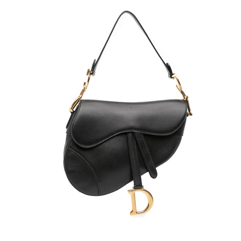 Dior Pre-Loved Smooth Calfskin Saddle Handbag