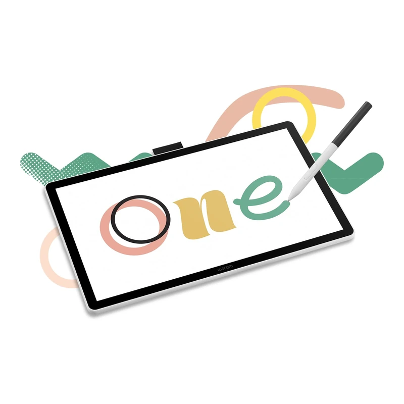 Wacom One 14 Pen Display Tablet with Standard Pen – 14.0” Full HD Drawing Tablet with Battery-Free Stylus, Anti-Glare Screen, and Software Bundle – Compatible with Windows, macOS & ChromeOS