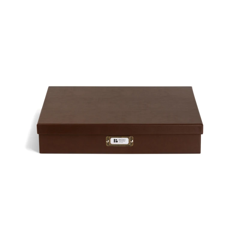 Bigso Sverker A3 Document Box - Recycled Fibreboard Storage