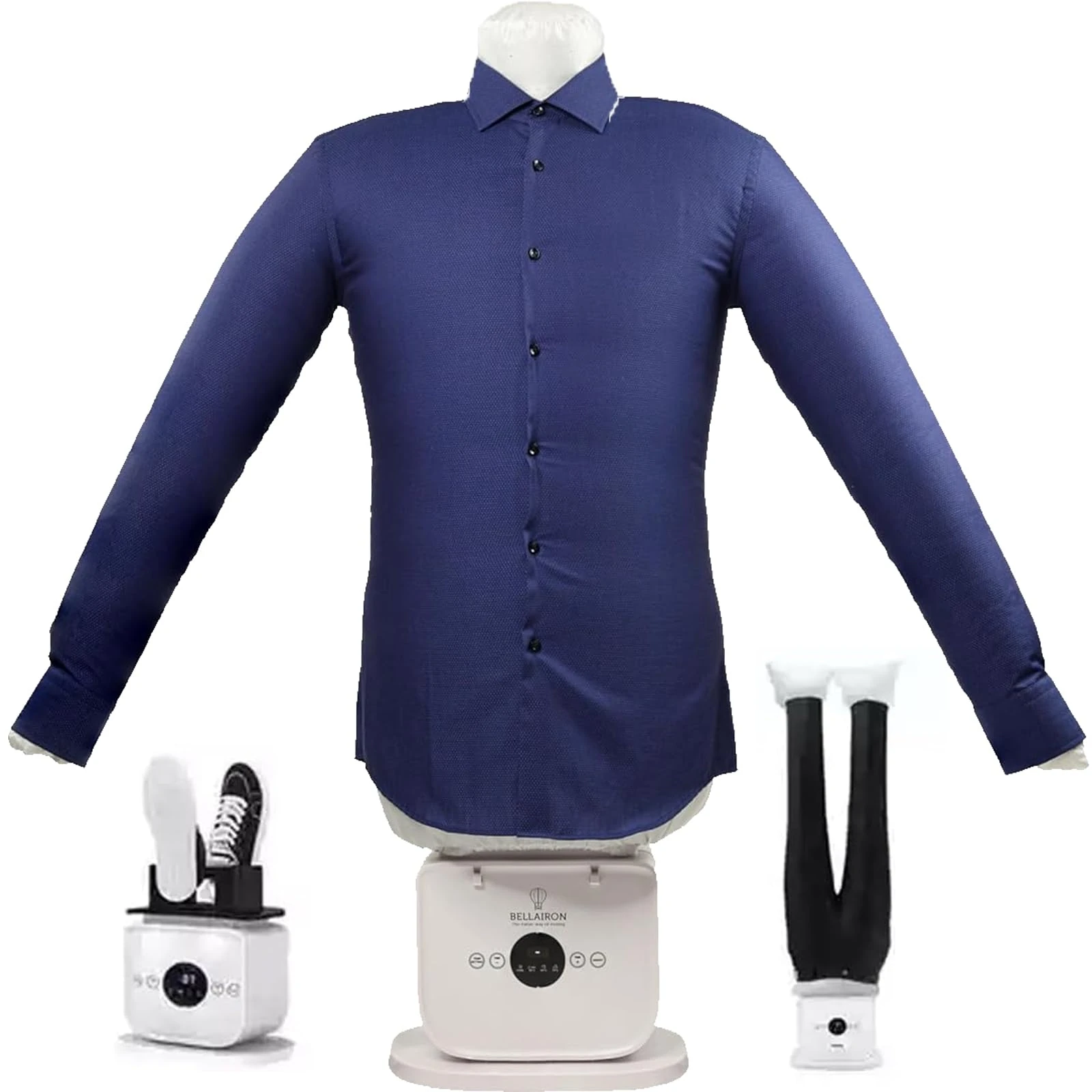 Automatic Hot Air Dryer & Iron, 2025 New scanovuss ironing machine, 8 core functions, for Shirts, Pants-Gentle on All Fabrics, Apartment & Dorm Room Essentials (#1)