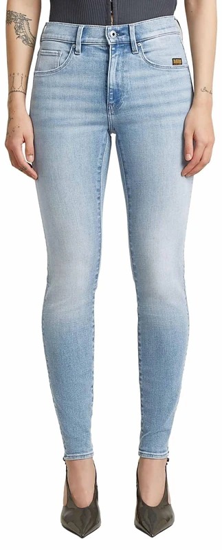 G-Star Raw C.V. 3301 Skinny Jeans, Bleu (Faded Pewter Blue D05175-c051-j065), 24W / 32L Women's