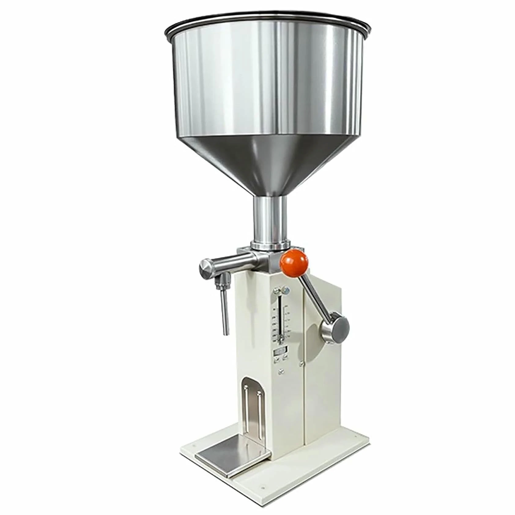 AYCDL Manual Liquid Filling Machine, Paste Bottles Filling Machine, Stainless Steel Fluid Fill,Wit-5-100ml
