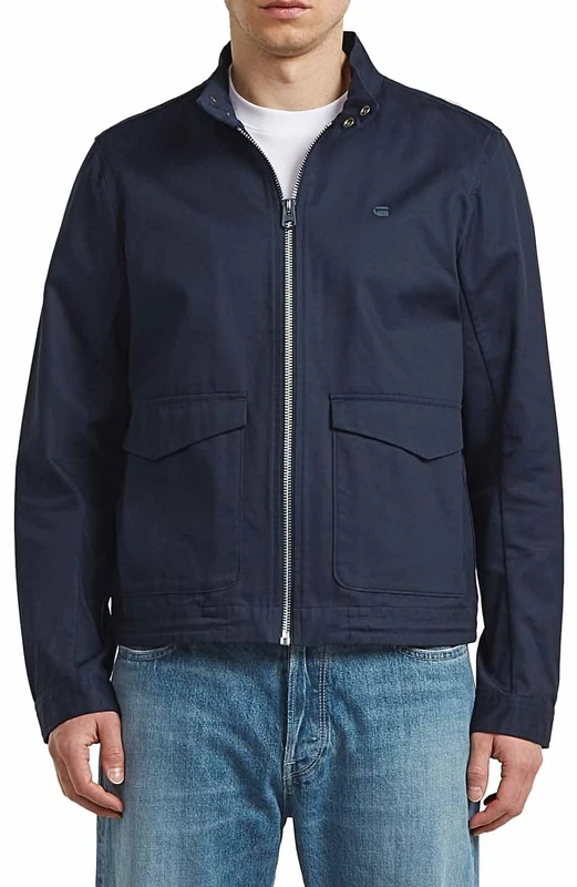 G-Star Raw C.V. Men's LW Cotton JKT Jacket, Blue (Salute D28988-E573-C742), XS