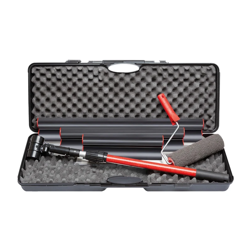 COMENSAL Professional Spatula Set 400/600/800 mm - Complete Set with Telescopic Rod, Roller and Transport Case - Made in EU - Premium Quality - Ergonomic Handle