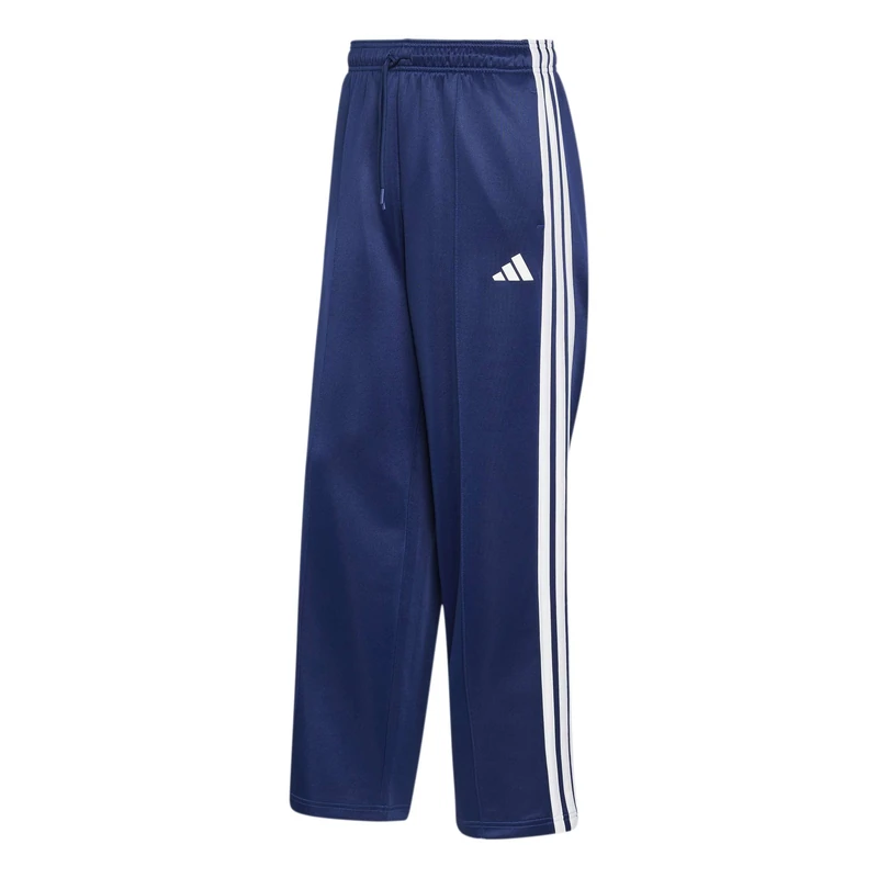 adidas Men's Stadium Loose Open Hem Pants, Dark Blue, L
