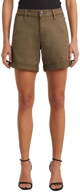 G-Star Raw C.V. Women's Chino Shorts, Brown (Teak Gd D29376-c106-j096), 29W