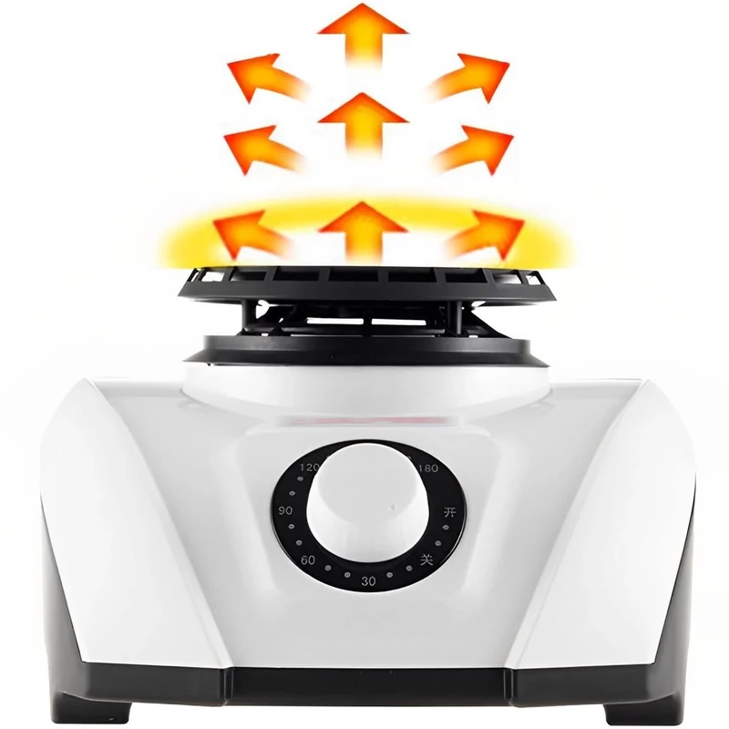 Portable Electric Blower Heat Dryer 1200W Mini Electric Laundry Dryer Safe Clothes Portable Drying Heater Silent Air Clothes Drying Machine Heated Cloth Airer for Apartment Home