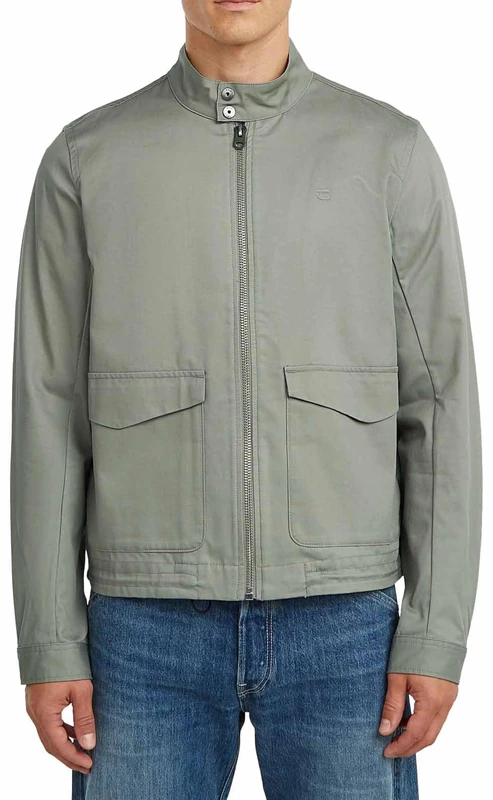 G-Star Raw C.V. Men's LW Cotton JKT Jacket, Green (Lt orphus D28988-E573-B441), XXL