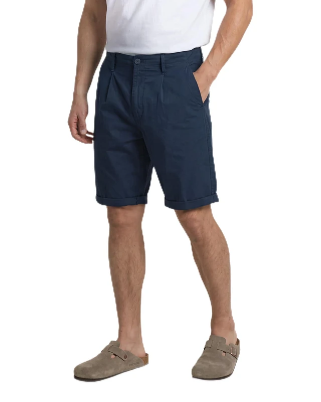 Pleated Chino Shorts