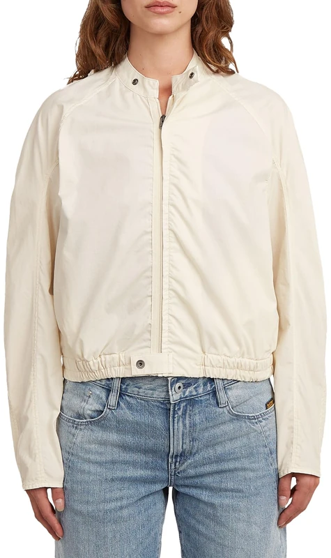 G-Star Raw C.V. Women's Summer Bomber wmn Jacket, White (Milk gd D28996-E519-C073), XXL - Image 1