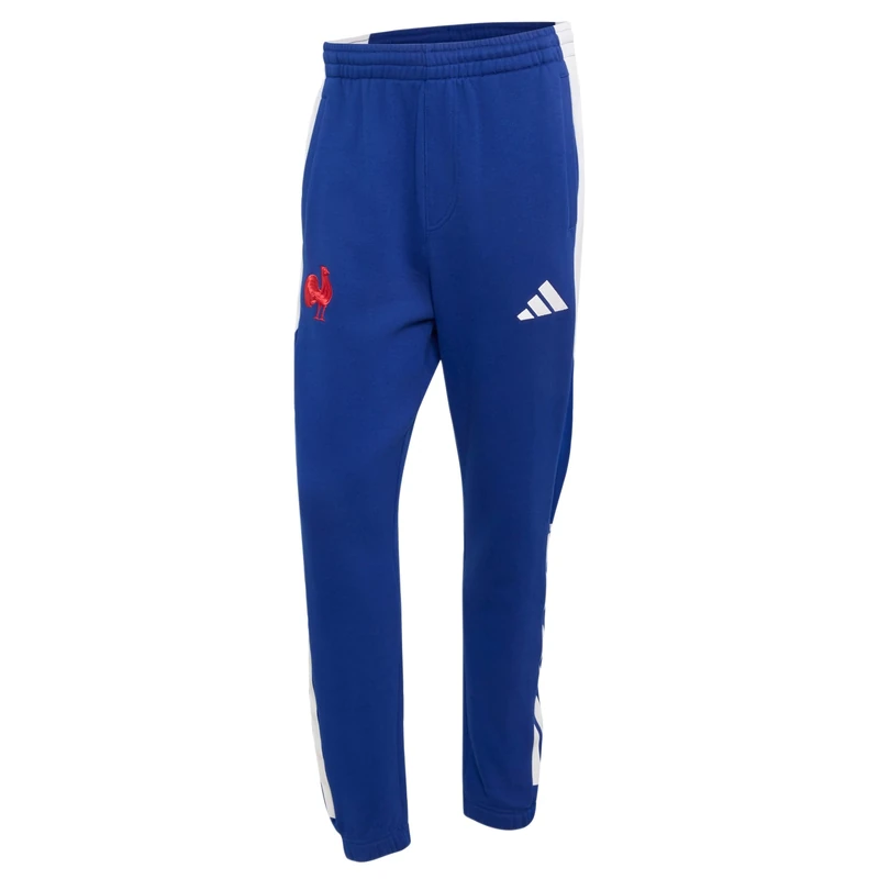 adidas Men's France Rugby Travel Pants, Mystery Ink, L
