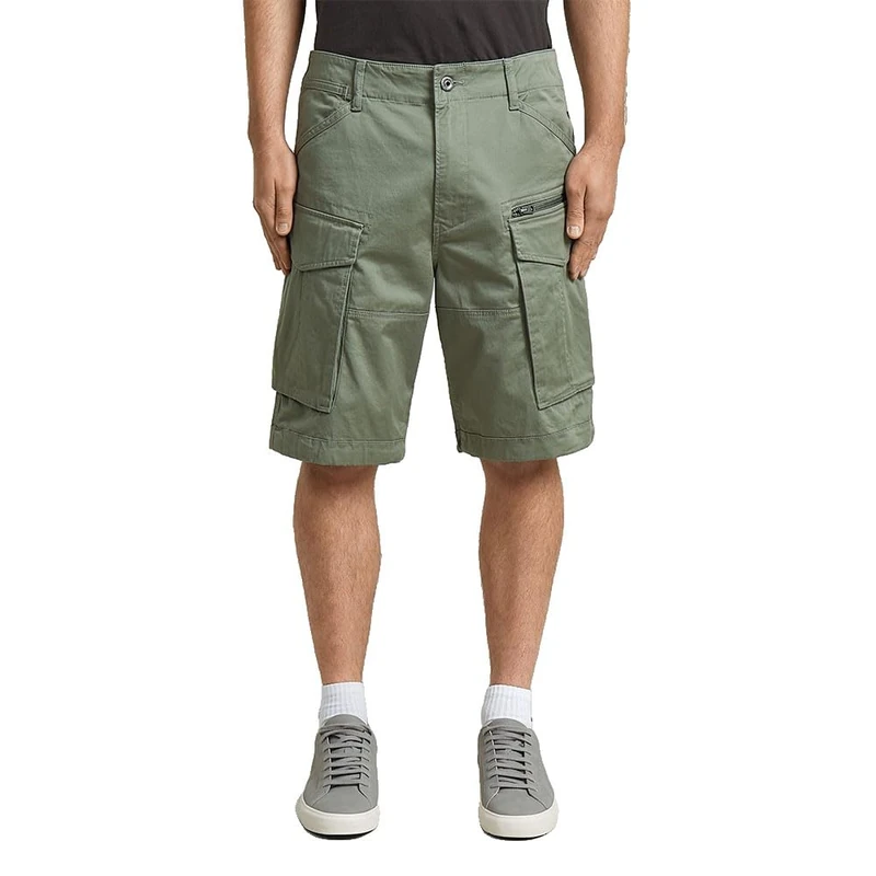 G-Star Raw C.V. Rovic Zip Relaxed Shorts, Green (Lt Orphus D08566-5126-b441), 32W Men's