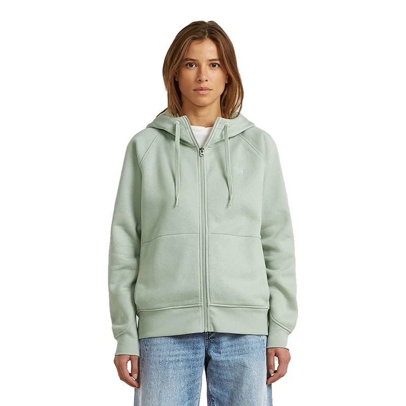 G-STAR Premium Core 2.1 Full Zip Sweatshirt S Pale Green