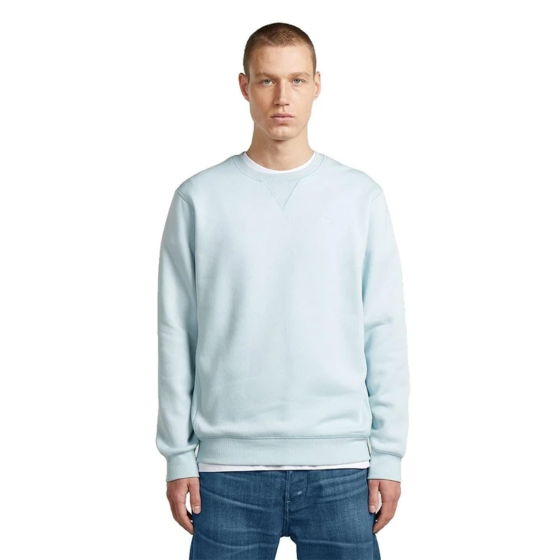 G-STAR Premium Core Regular Fit Sweatshirt XL Baby Blue