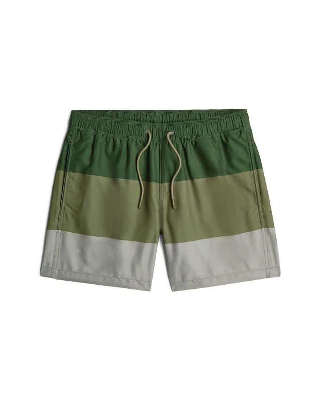 G-Star Raw C.V. Dirik Swim Shorts Trunks, Multicolour (Dk Nuri Green Color Block D26203-c331-j125), XXL Men