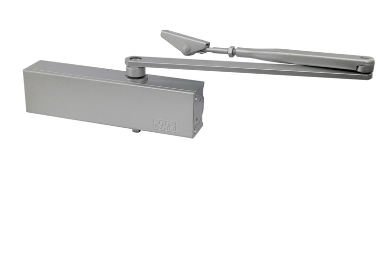 Burg-WÄCHTER TS 2500 SI Door Closer for Single Leaf Interior Doors, Can Be Used on Both Sides, Hydraulic, Variable Adjustable, Door Width up to 125 cm, Door Weight up to 100 kg, Silver
