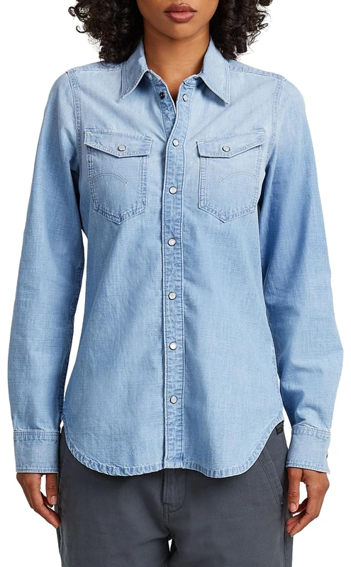 Slim Western Shirt LS WMN