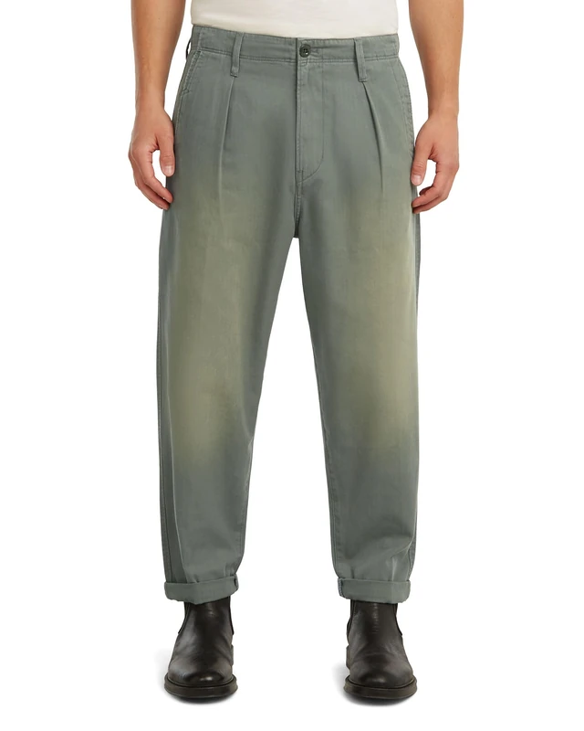 Pleated Chino Relaxed Tapered