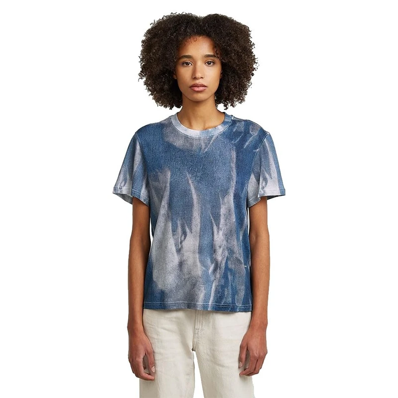 Denim Print r t wmn