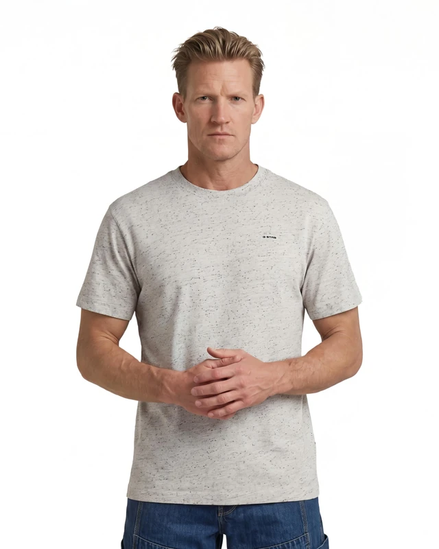 G-Star Mens True Regular T-Shirt, White (Whitebait D28609-c682-1603), XL UK