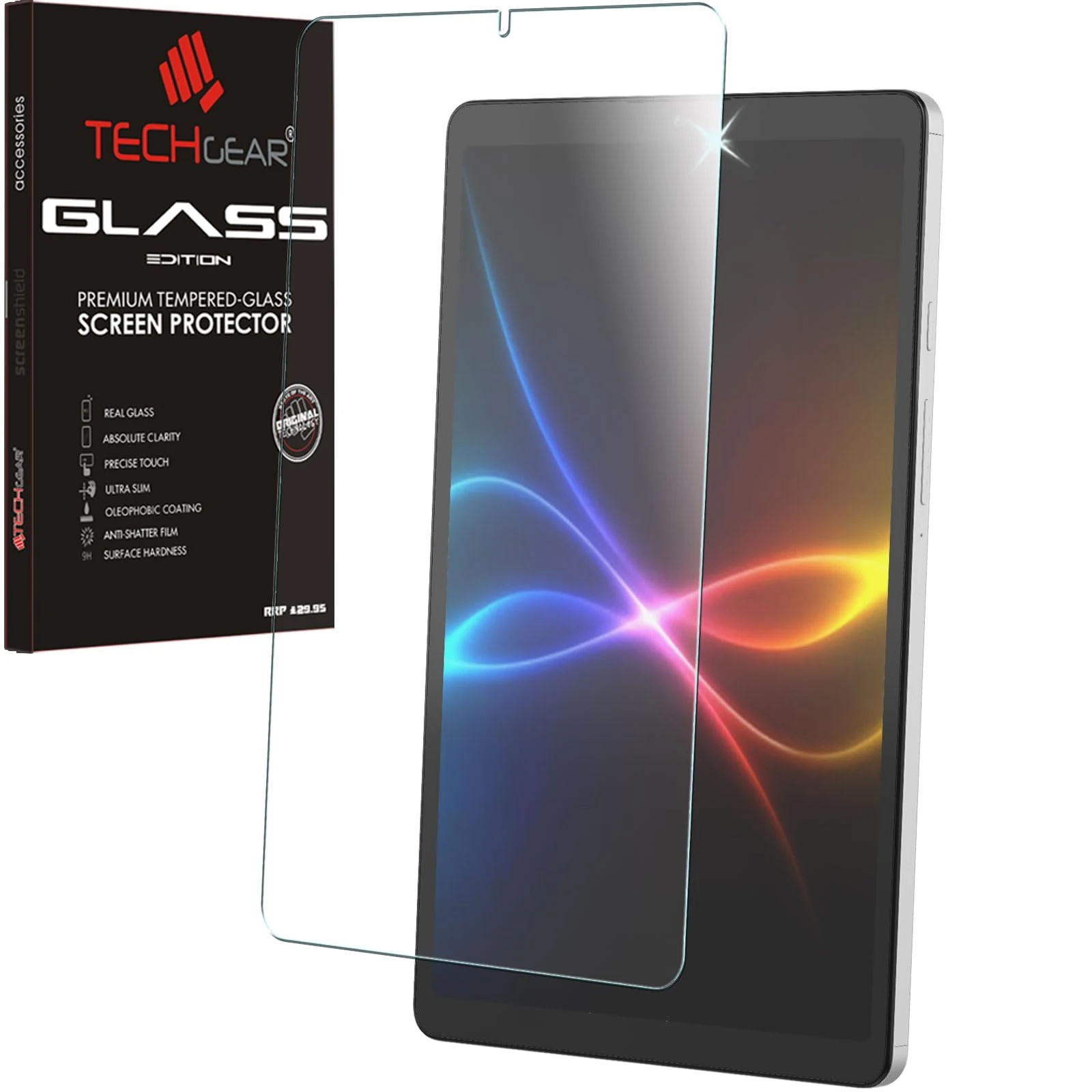 TECHGEAR Screen Protector for Galaxy Tab A11 8.7 Inch 2025, Tempered Glass Screen Film Guard for 8.7" Samsung Galaxy Tab A11 Tablet (SM-X133/X135/X135)