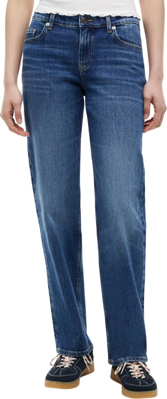 Tommy Jeans Women's Sophie Lw Str Bj0155 DW0DW23462 Straight, Denim (Denim Dark), 31W / 28L