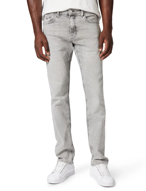 Tommy Jeans Men's Scanton Slim Cj1279 DM0DM23348 Slim, Denim (Denim Grey), 28W / 36L