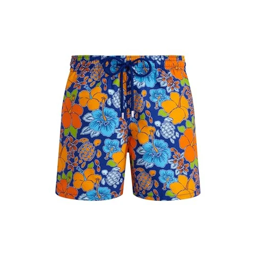 Vilebrequin, Swim Shorts Tropical Turtle, XXL, Marrakech