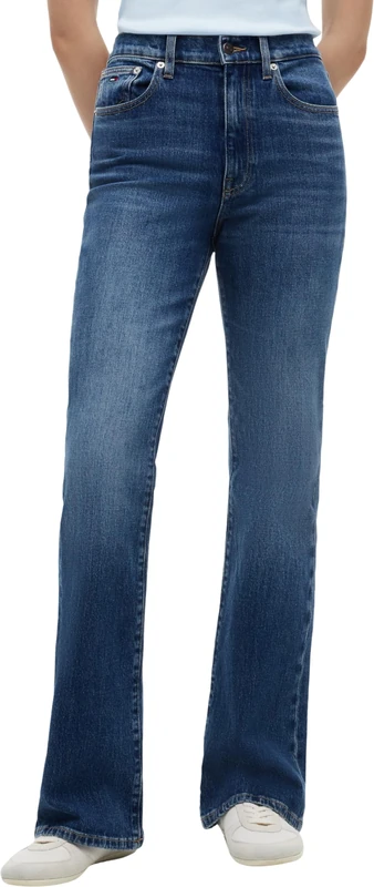 Tommy Jeans Women's Jeans Sylvia High Rise, Blue (Denim Dark), 29W/32L