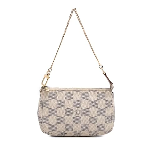Louis Vuitton Pre-Loved Damier Azur Mini Pochette Accessoires Handbag