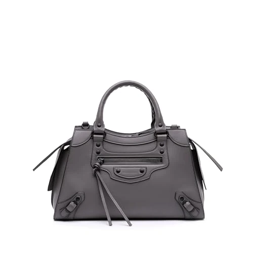 Balenciaga Pre-Loved Small Smooth Calfskin Motocross Neo Classic City Satchel