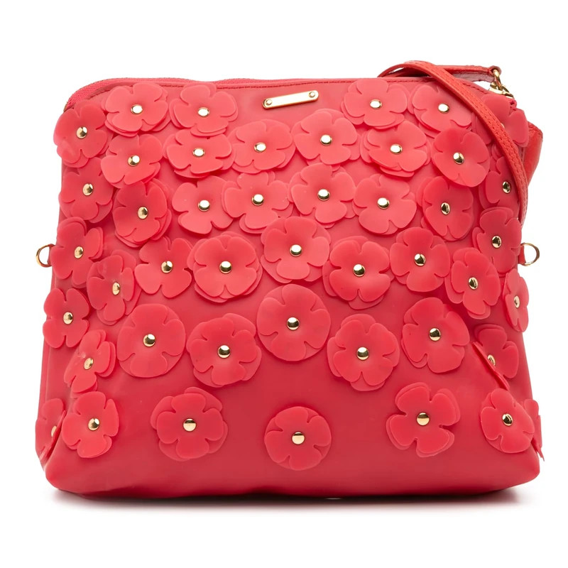 BURBERRY Pre-Loved PVC Prorsum Petal Crossbody Bag - Image 1