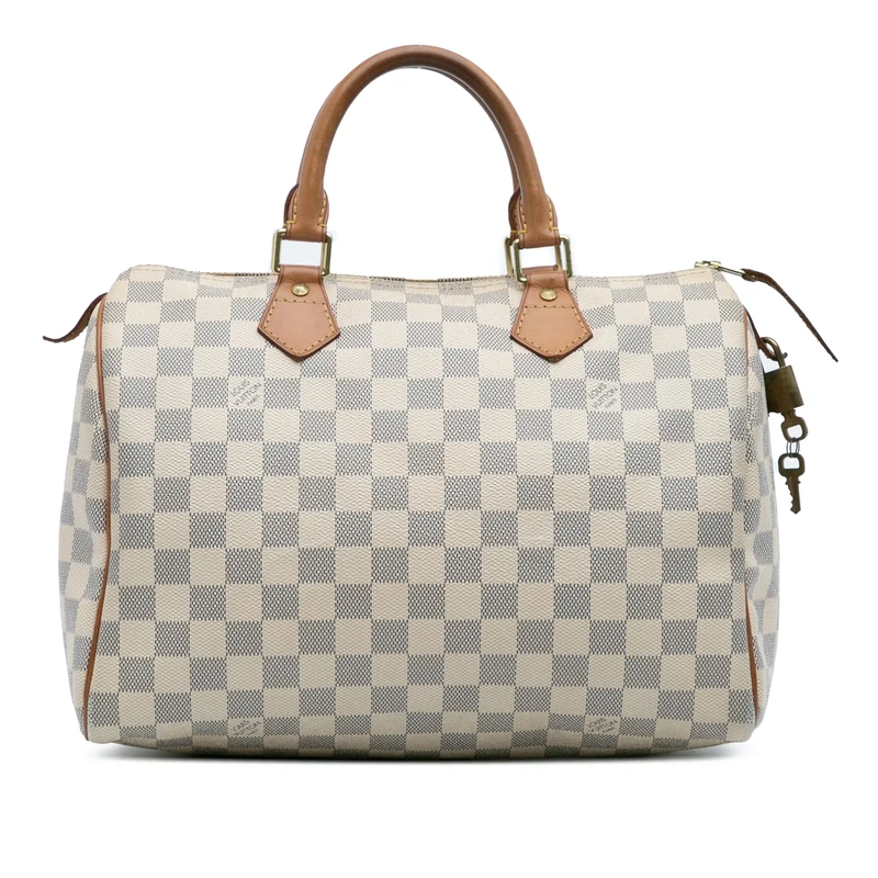 Louis Vuitton Pre-Loved Damier Azur Speedy 30 Handbag