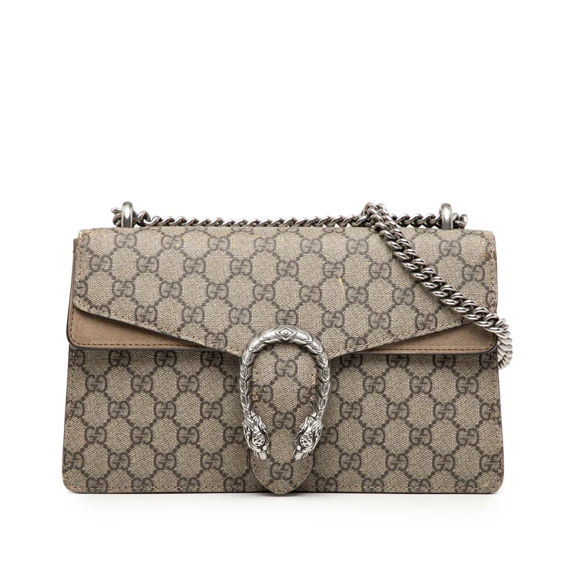 Gucci Pre-Loved Medium GG Supreme Dionysus Shoulder Bag