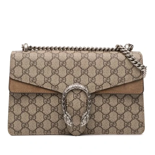 Gucci Pre-Loved Medium GG Supreme Dionysus Shoulder Bag