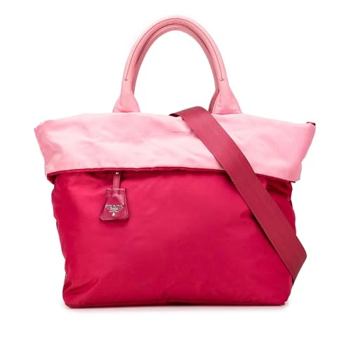Prada Pre-Loved Tessuto Reversible Satchel