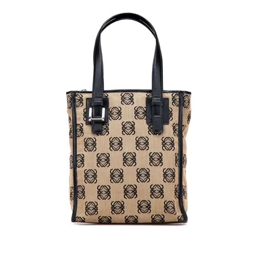 LOEWE Pre-Loved Anagram Canvas Handbag
