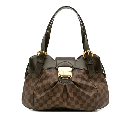 Louis Vuitton Pre-Loved Damier Ebene Sistina PM Shoulder Bag