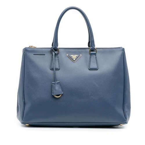 Prada Pre-Loved Large Saffiano Lux Galleria Double Zip Tote Bag
