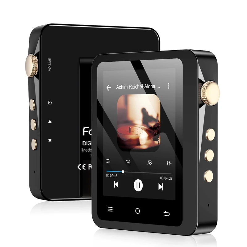 Fanvace HiFi MP3 Players with Bluetooth, Lossless DSD High-Resolution Digital Audio Music Players, 64GB Portable Audio Player with 2000mAh Battery, Support up to 256GB