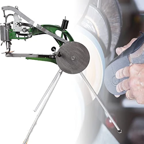 Heavy Duty Leather Sewing Machine for Shoe Repair & Mending - Includes Needles for Canvas, Cotton, Linen, Bags, Cloths, Tents