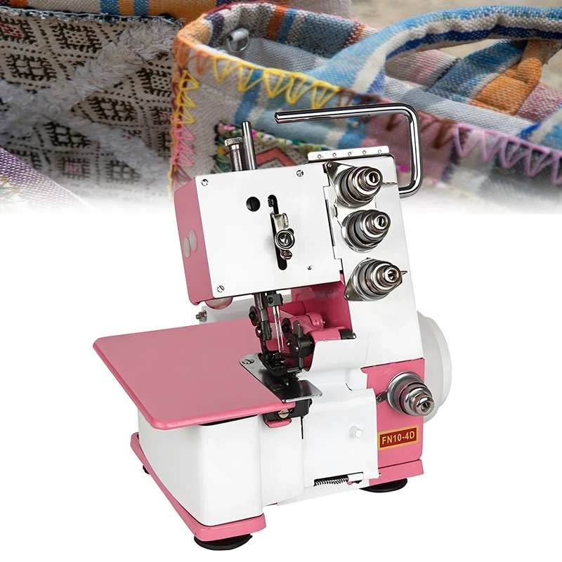 Electric Four Thread Lockstitch Sewing Machine 1200rpm Heavy Duty Sewing Machine with Led Light Overlocker Stitching Machine