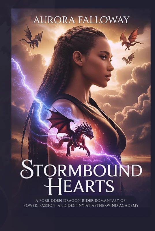 Stormbound Hearts: A Forbidden Dragon Rider Romantasy of Power, Passion, and Destiny at Aetherwind Academy - Image 1