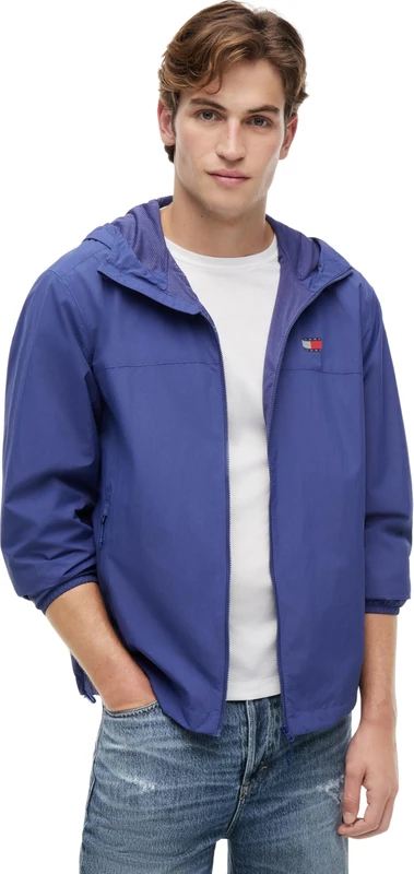 Tommy Jeans Men's Tjm Chicago Packable Jacket Ext DM0DM23223 Other Jackets, BLUE (Blue Storm), S