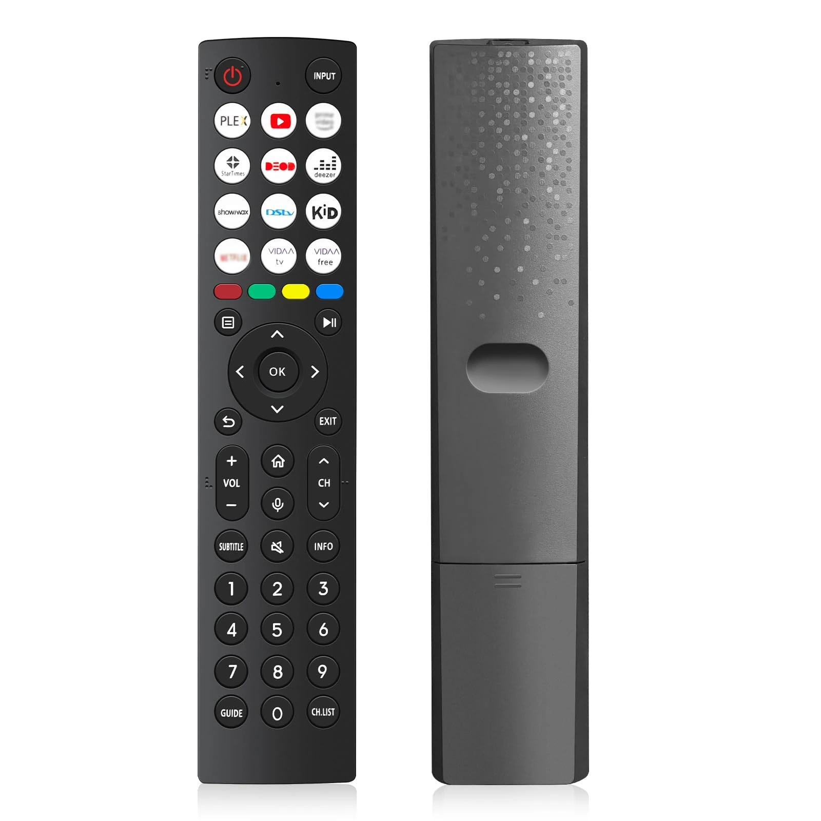 Replacement Hisense TV Remote Control for Hisense VIDAA 4K UHD FHD QLED LED LCD HDTV Smart TV Remote Replacement with 12 Shortcut Buttons, No Setup Required