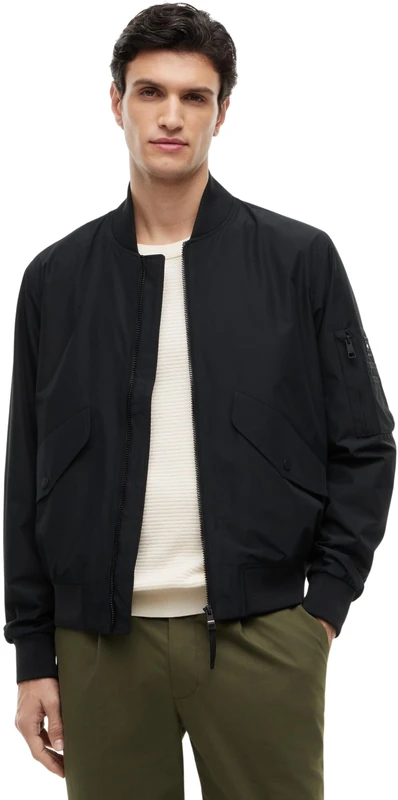 Tommy Hilfiger Men's Packable Bomber MW0MW43462 Other Jackets, BLACK (Black), XXL